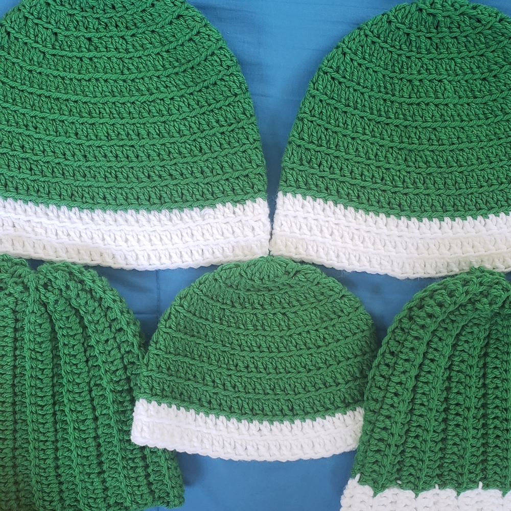 !Family beanies,very cute for pictures etc.... kids and baby are$15.00 also.